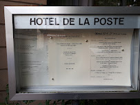Menu / carte de Restaurant Poste et Champanne à Brioude