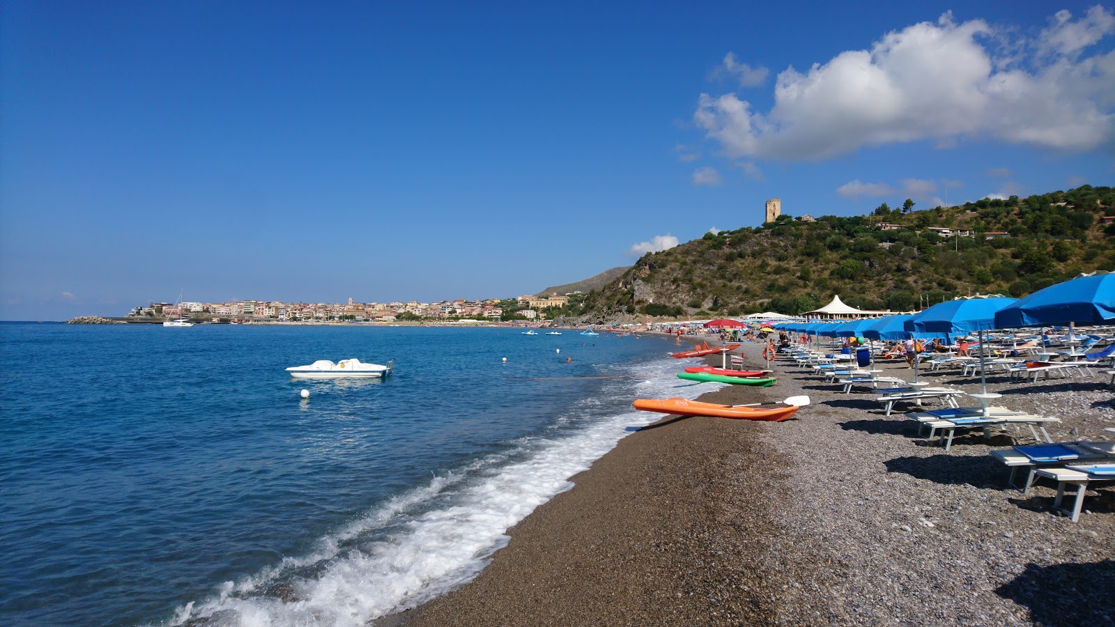 Photo of Porto di Camerota beach with blue water surface