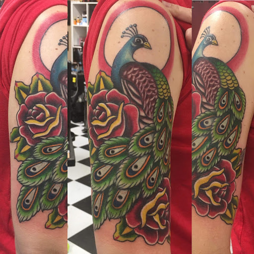 Explore side arm tattoo ideas, creative tattoo ideas in Augusta, available at Mr. Tattoo