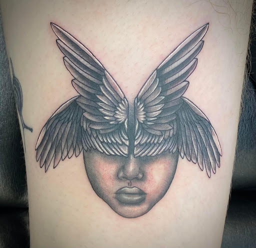 Find underboob tattoo ideas for your next unique tattoo in Platteville at Ye Old Tattoo Shoppe, llc