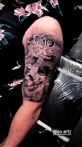 Explore hairdresser tattoo ideas, creative tattoo ideas in Saint Paul, available at Supreme Art Of War Inc