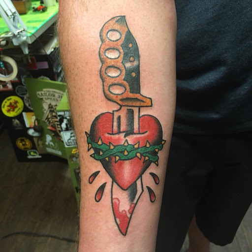 Tattoo Shop «Fortune Brothers Tattoo Co.», reviews and photos, 918 Oblate Dr, San Antonio, TX 78216, USA