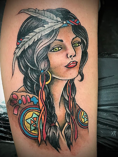 Explore pumpkin tattoo ideas, creative tattoo ideas in Fort Payne, available at Broken Arrow Tattoo Co.