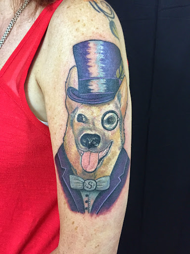 Explore old english tattoo ideas, creative tattoo ideas in Mesa, available at The Tattoo Lounge