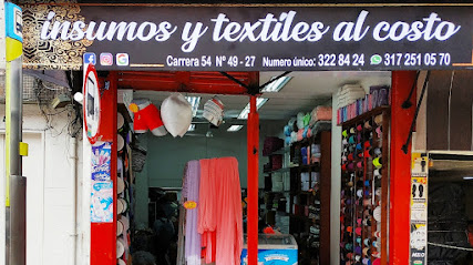 Insumos y textiles al costo en Medellín