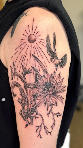Explore tattoo ideas first born son, creative tattoo ideas in Fort Collins, available at Meadowlark Tattoo