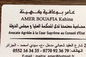 Maître AMER Bouafia Kahina, Avocate à la cour suprême et au conseil d’état image