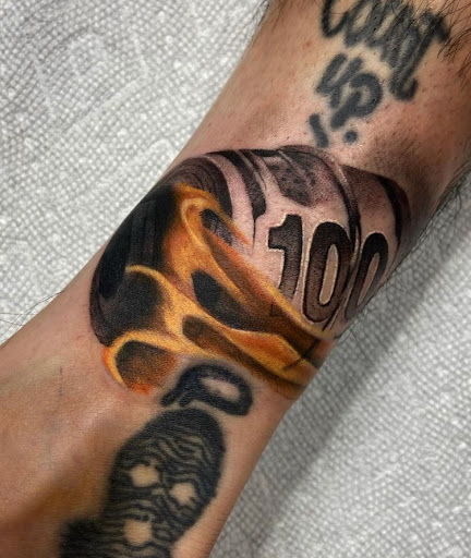 Explore simple line work tattoo ideas, creative tattoo ideas in Wichita Falls, available at Firme Copias Tattoo shop