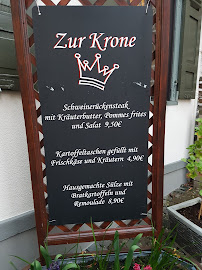Restaurant zur Krone - St. Goar à Sankt Goar menu
