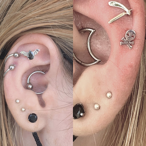 Explore men's words tattoo ideas, creative tattoo ideas in Chapel Hill, available at Spica Body Piercing