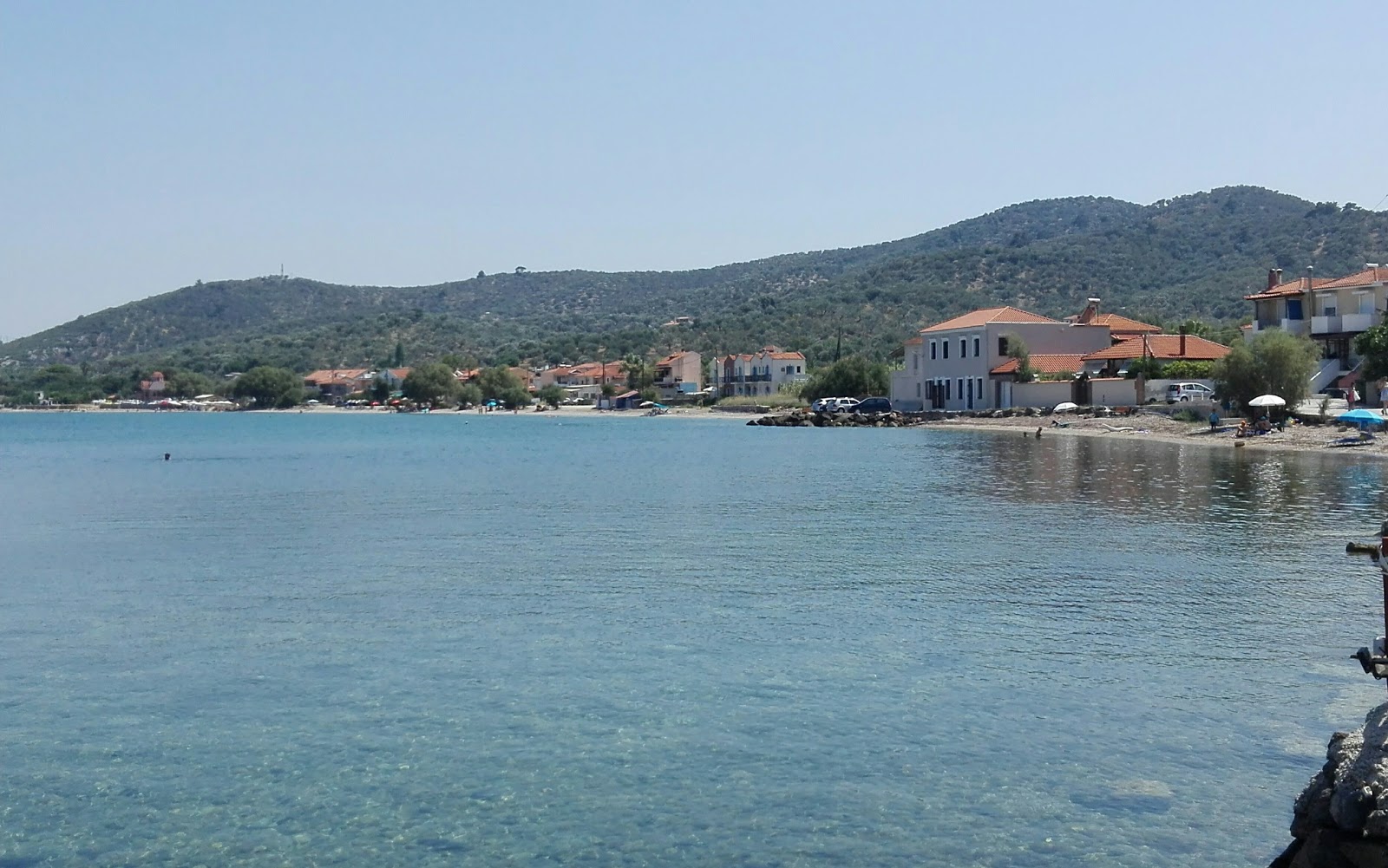 Photo of Smkra Smyrnios III beach with turquoise pure water surface