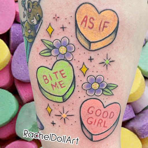 Explore man face tattoo ideas, creative tattoo ideas in Lees Summit, available at The Cherry Bomb Tattoo Co.