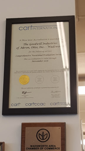 Non-Profit Organization «Goodwill Industries», reviews and photos, 170 Great Oaks Trail, Wadsworth, OH 44281, USA