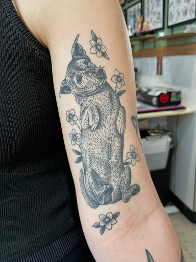 Explore tattoo ideas for couples names, creative tattoo ideas in Bakersfield, available at Treat Me Nice Tattoo