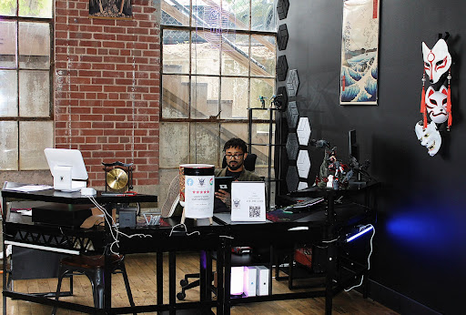 Explore cherub tattoo ideas, creative tattoo ideas in Peru, available at Irezumi Tattoo Parlor