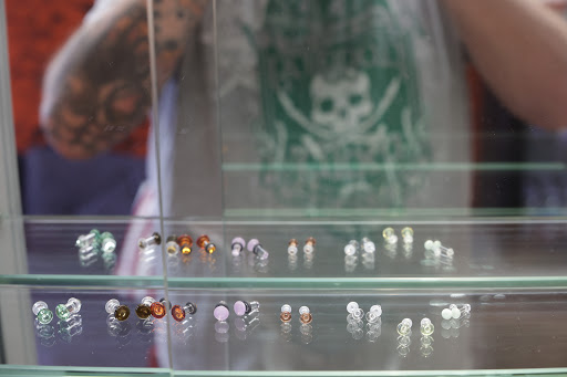 Explore finger print heart tattoo ideas, creative tattoo ideas in Des Moines, available at Axiom Body Piercing Studio