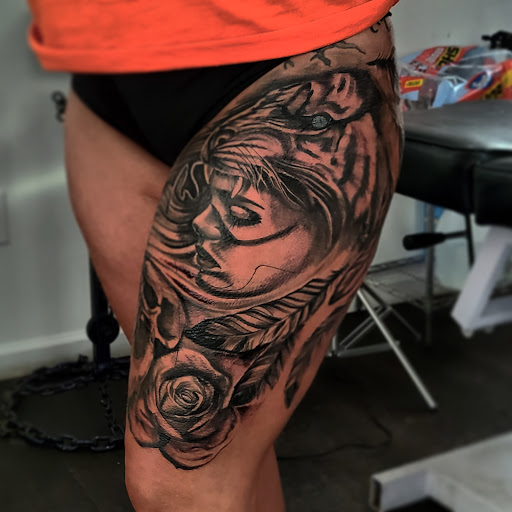 Explore philadelphia eagles tattoo ideas, creative tattoo ideas in Medina, available at Greasers Ink