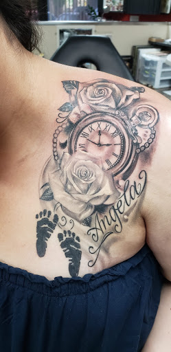 Explore ocean sleeve tattoo ideas, creative tattoo ideas in Garden Grove, available at Dr. Tattoo Studio