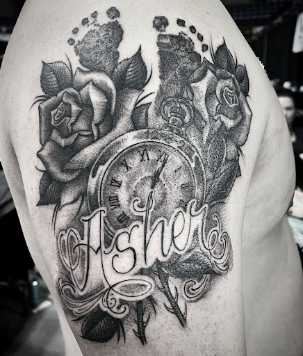 Explore honeymoon tattoo ideas, creative tattoo ideas in Georgetown, available at Iron Rite Tattoo South