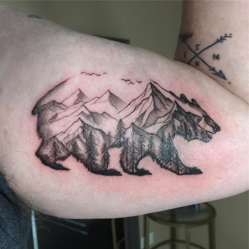 Explore tattoo back ideas, creative tattoo ideas in College Station, available at Sacred Sisters Tattoo Studio