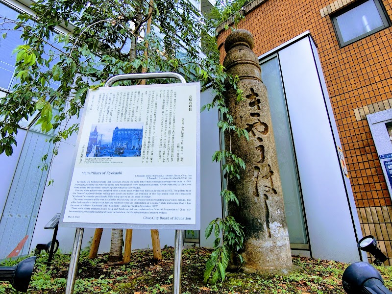 京橋の親柱