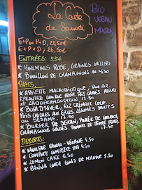 Menu du Prana restaurant à Lyon