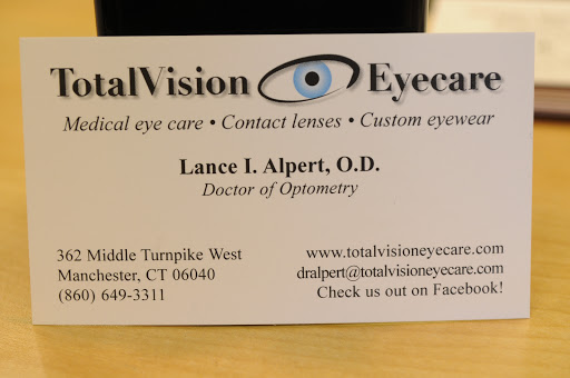 Optometrist «TotalVision Eyecare Center of Manchester», reviews and photos, 362 Middle Turnpike W, Manchester, CT 06040, USA