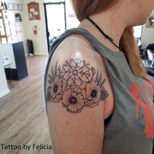 Explore native american tattoo ideas for men, creative tattoo ideas in Fort Myers, available at Tiger Lotus Tattoo and Piercing