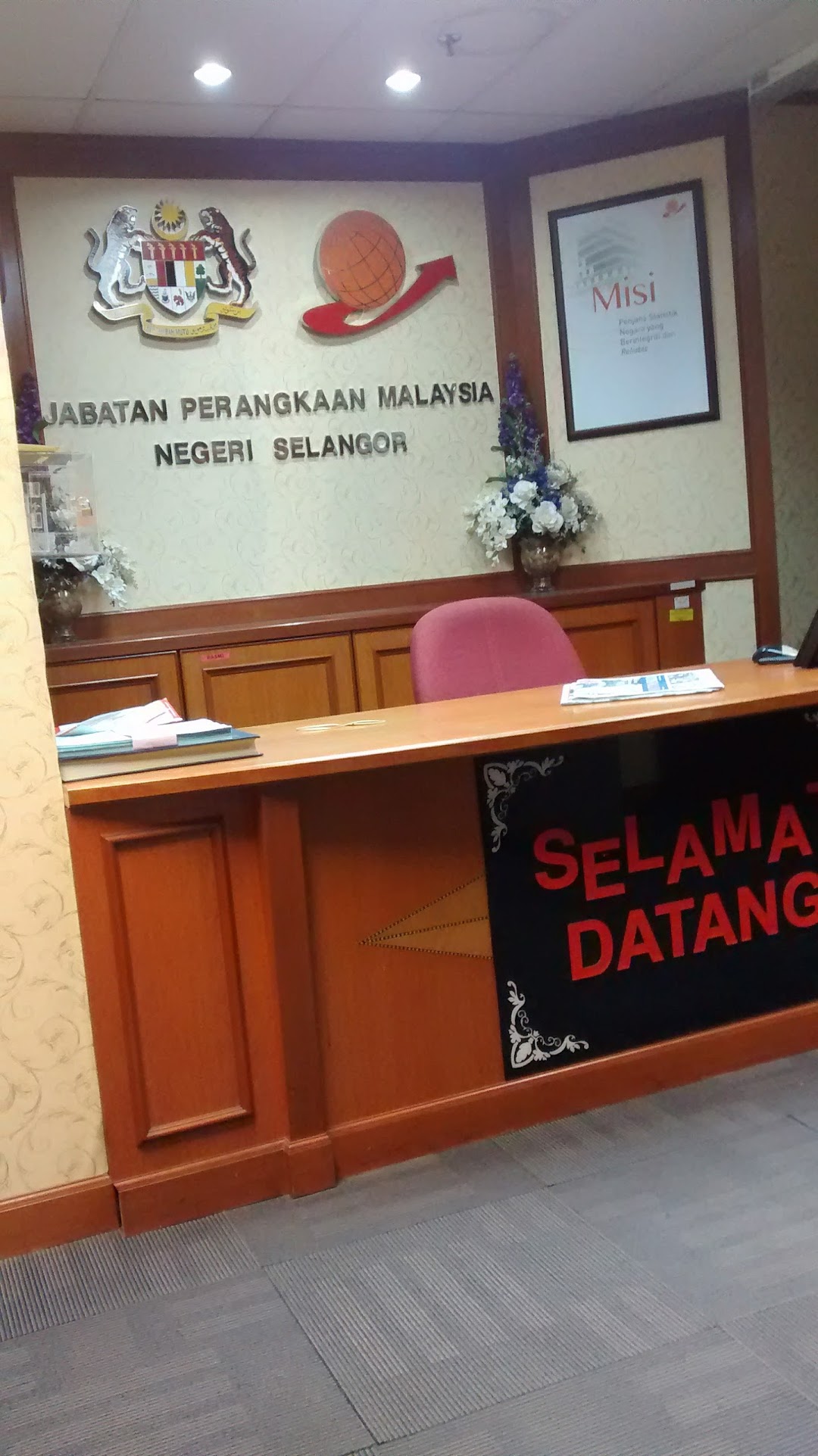 Jabatan Perangkaan Malaysia Negeri Selangor Di Bandar Shah Alam