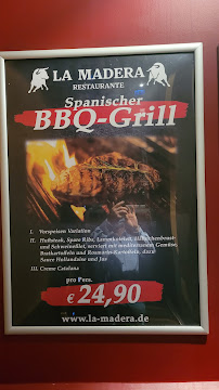 La Madera à Hamburg menu