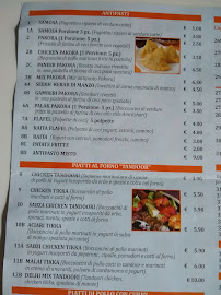 Al Noor Indian Restaurant à Florence menu