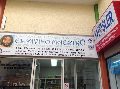 Farmacia Homeopática El Divino Maestro Av. Niños Héroes 242, San Juan, 45500 San Pedro Tlaquepaque, Jal. Mexico
