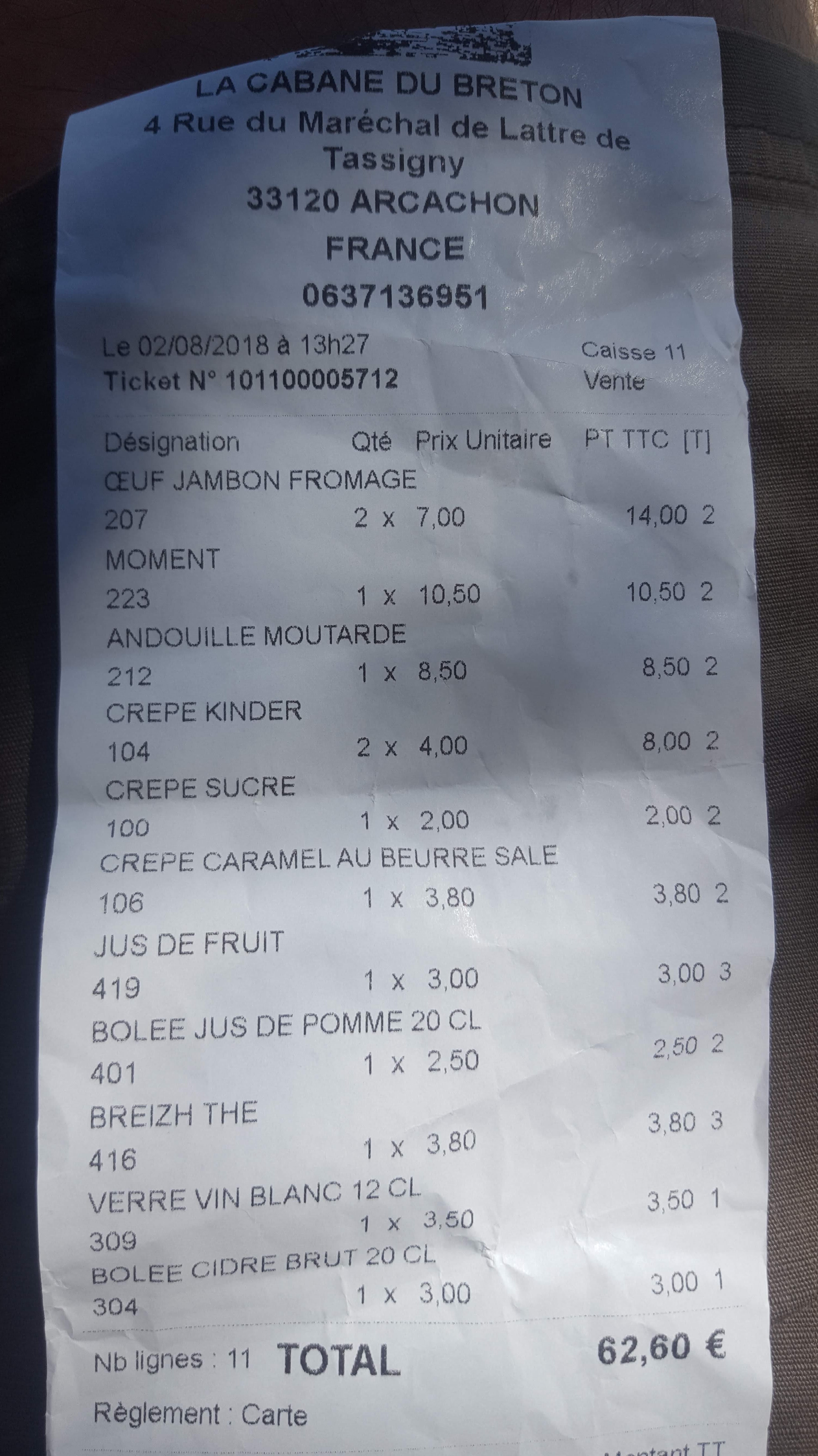 Photo n° 3 de l'avis de stephane.R fait le 02/08/2018 à 11:20