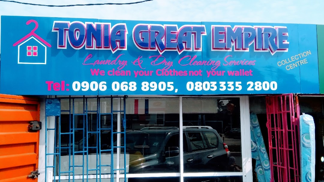 Tonia Great Empire- top laundry & dry cleaning services in Ikoyi, Lagos