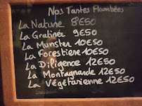 Restaurant La Diligence à Riquewihr (la carte)