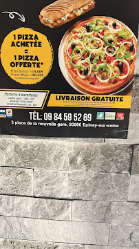 Street pizza à Épinay-sur-Seine menu