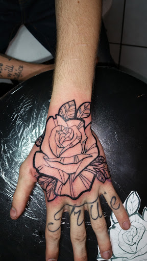 Explore outline tattoo ideas, creative tattoo ideas in Foley, available at Black Sheep Custom Tattoos and Piercings