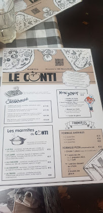 Restaurant Le Conti à Bastia (la carte)