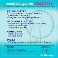 La Paranza Varese à Varese menu
