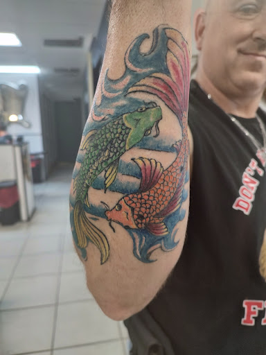 Explore cool arm sleeve tattoo ideas, creative tattoo ideas in Hudson, available at Inkredible Inc Tattoos