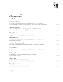 Weinbauer Inn à Munich menu