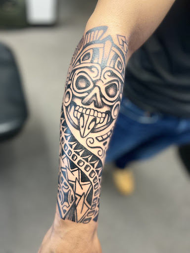 Explore tattoo fill ideas, creative tattoo ideas in Abilene, available at Lino Ink Tattoo Studio