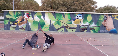 Street Art Cransac, par Rafat et Iwok - Révélation à Cransac