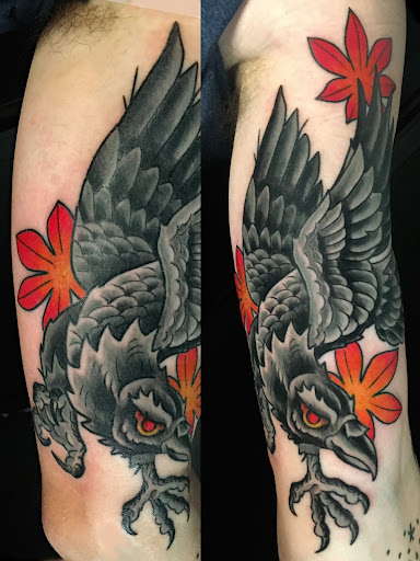 Explore pocahontas tattoo ideas, creative tattoo ideas in Swannanoa, available at Iron Wolves Tattoo
