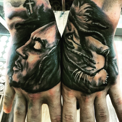 Explore demon slayer tattoo idea, creative tattoo ideas in Atlanta, available at Iron Palm Tattoos & Body Piercing Atlanta