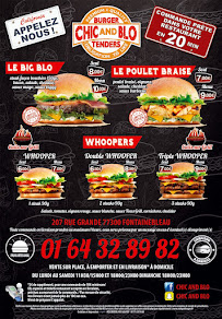 Hamburger du Restaurant de hamburgers Chic and blo à Fontainebleau - n°17