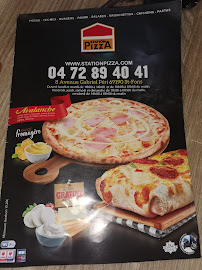 Pizzeria Station Pizza à Saint-Fons (la carte)