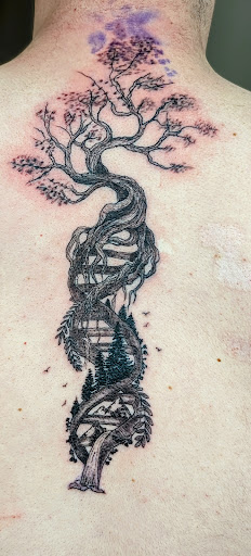 Explore over the garden wall tattoo ideas, creative tattoo ideas in Pittsburg, available at NeonMoon Tattoo