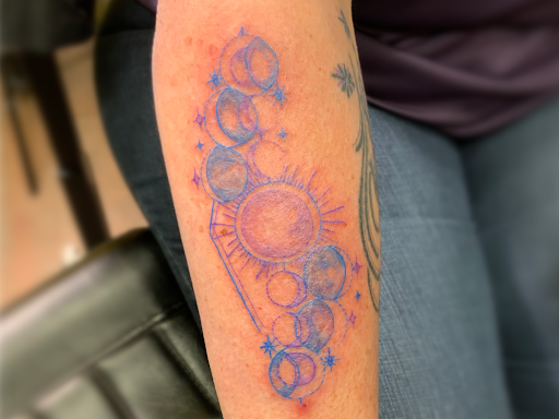 Explore elbow tattoo ideas men, creative tattoo ideas in Fairfax, available at Factor Studio Tattoo