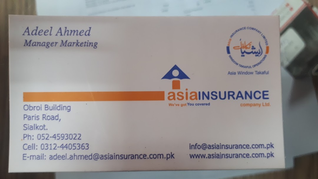 Asia Insurance Company Sialkot Traval Insurance